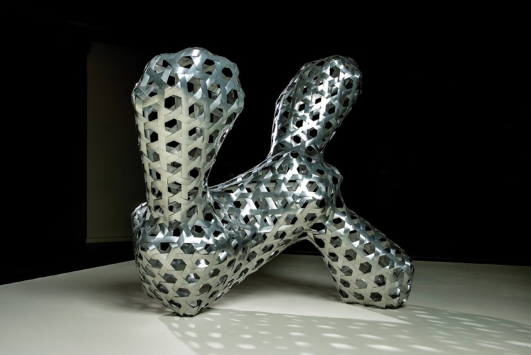 Grounds For Sculpture: Augmented Reality, Articulated Cardboard, and Woven Venetian Blinds in New Exhibits