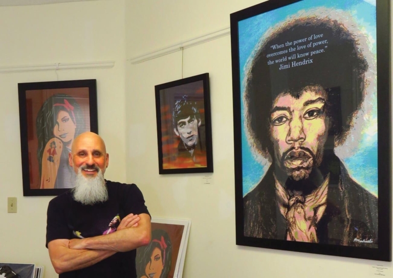 Rock Rocking Artist’s Works in Lambertville and Trenton