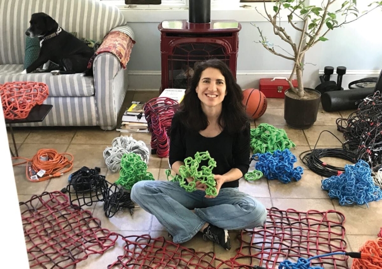 Artist Eva Mantell Connects the Transforming Lines of Technology