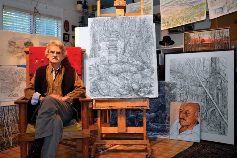 An Artist Who Made His Mark on Canvas & Campus