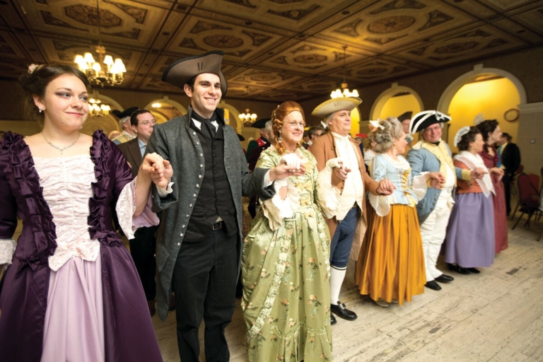 Colonial Dance Caller Sue Dupre Knows All the Moves