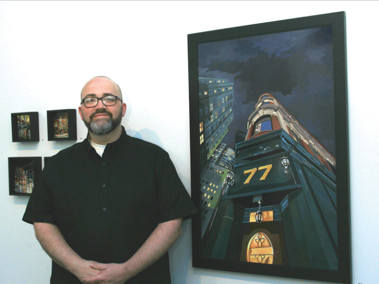 ‘Unfine’ Artist Carney Mixes Minwax, Wood, and Determination