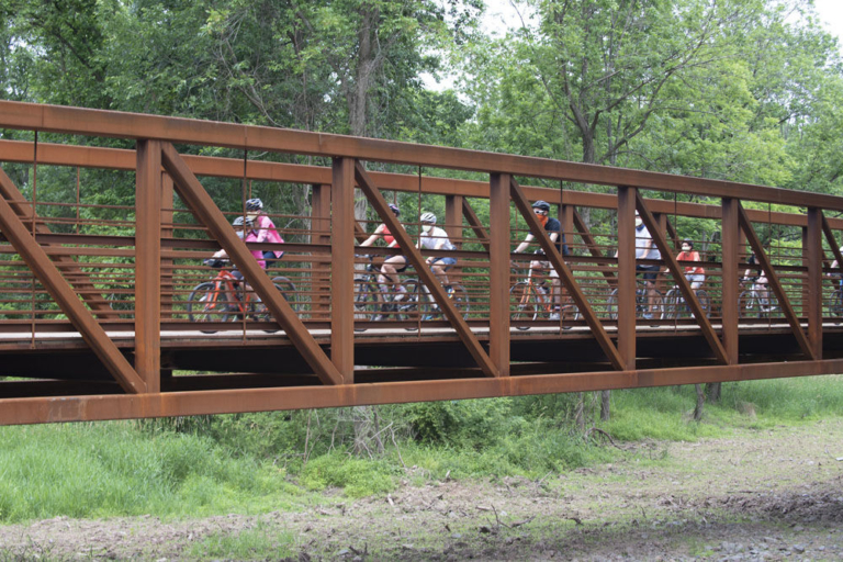 Pedestrian Bridge Connects Hopewell, Pennington to Trail