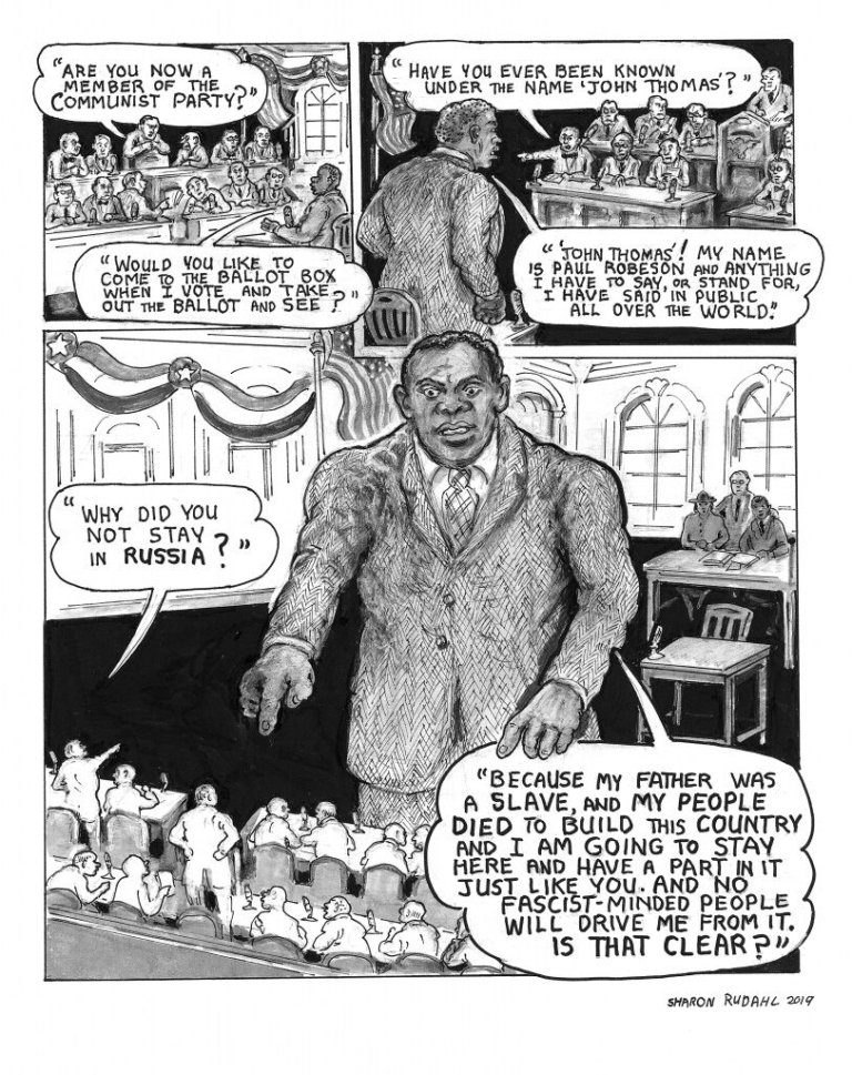Robeson’s Life of Advocacy Celebrated in Graphic Form