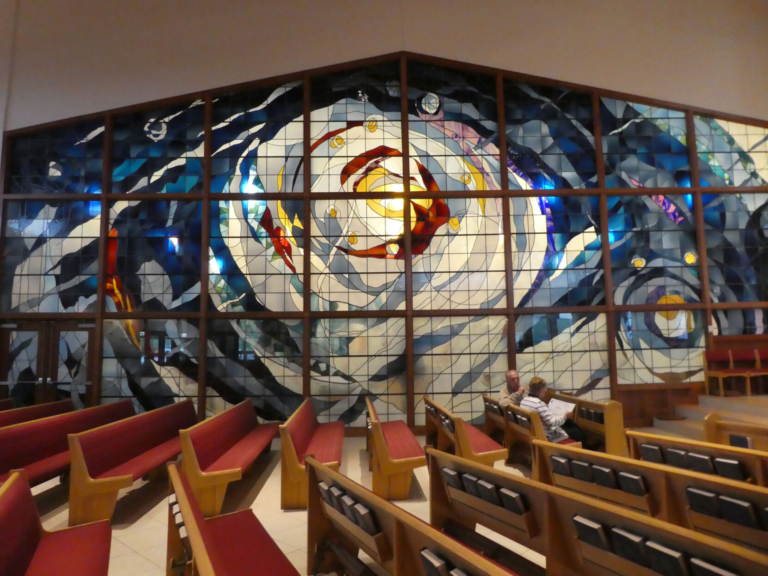An ‘Explosion of Color’ Offers Meaning at St. Greg’s