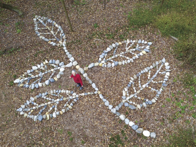 Eco Artist Susan Hoenig’s Leaves of Stone