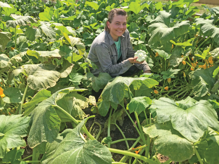 Local Farm Hands Give Bonaparte Garden the Royal Treatment