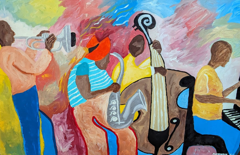 Trenton Artist Displays Unusual Palette in Library Exhibit