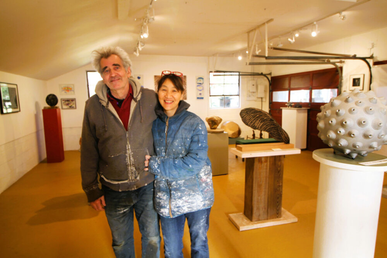 Sculptors Create Home Grown Solution for Exhibiting Work