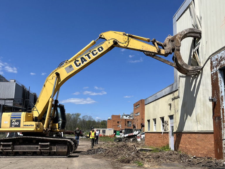 Demolition Begins at Naval Air Warfare Site in Ewing